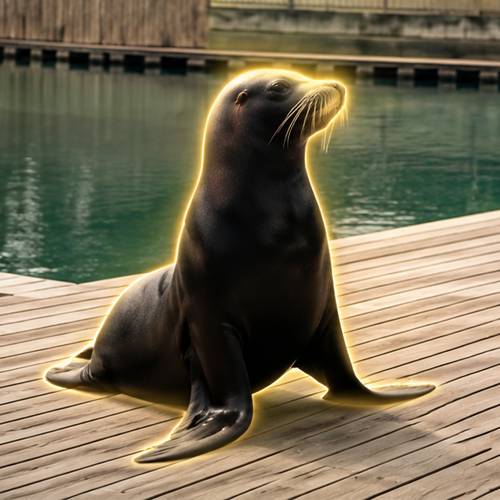 The Pushup Sea Lion logo