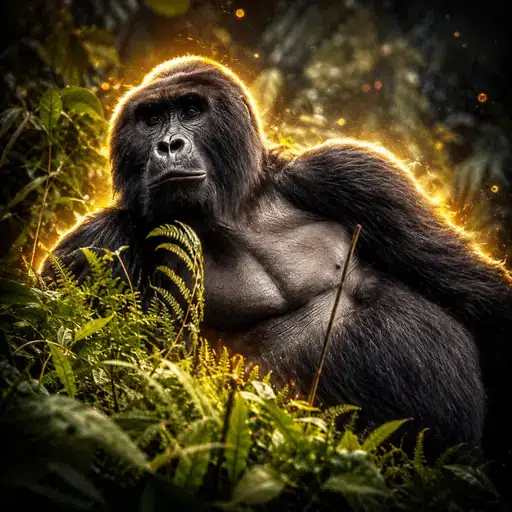 The Posing Gorilla logo