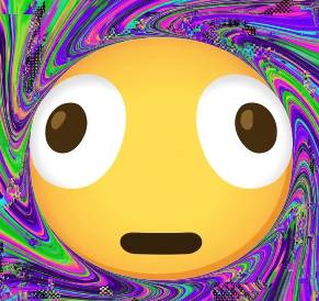 Distorted Face Emoji