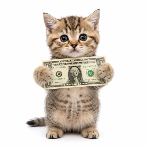 it's national dollar + cat day logo