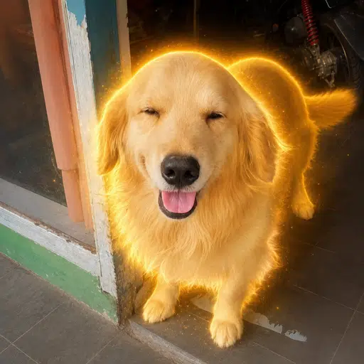 Snowy The Retriever logo